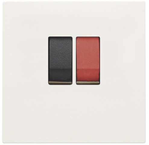 Afwerkingsset voor enkelvoudige luidsprekeraansluiting, voor