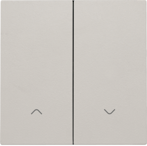 Afwerkingsset voor dubbele elektronische rolluikschakelaar,