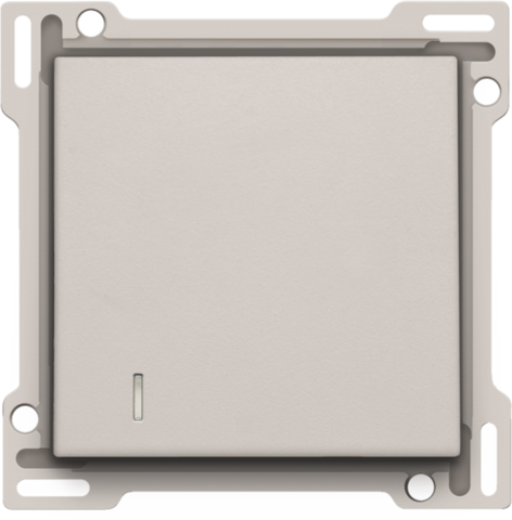 Afwerkingsset voor hotelkaartschakelaar, light grey