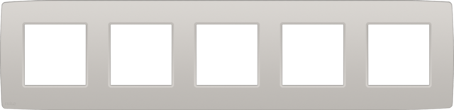 Vijfvoudige afdekplaat, 71 mm centerafstand, Niko Original l