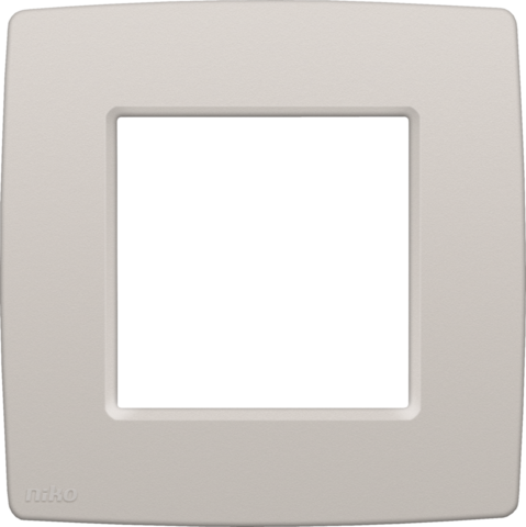Enkelvoudige afdekplaat, Niko Original light grey