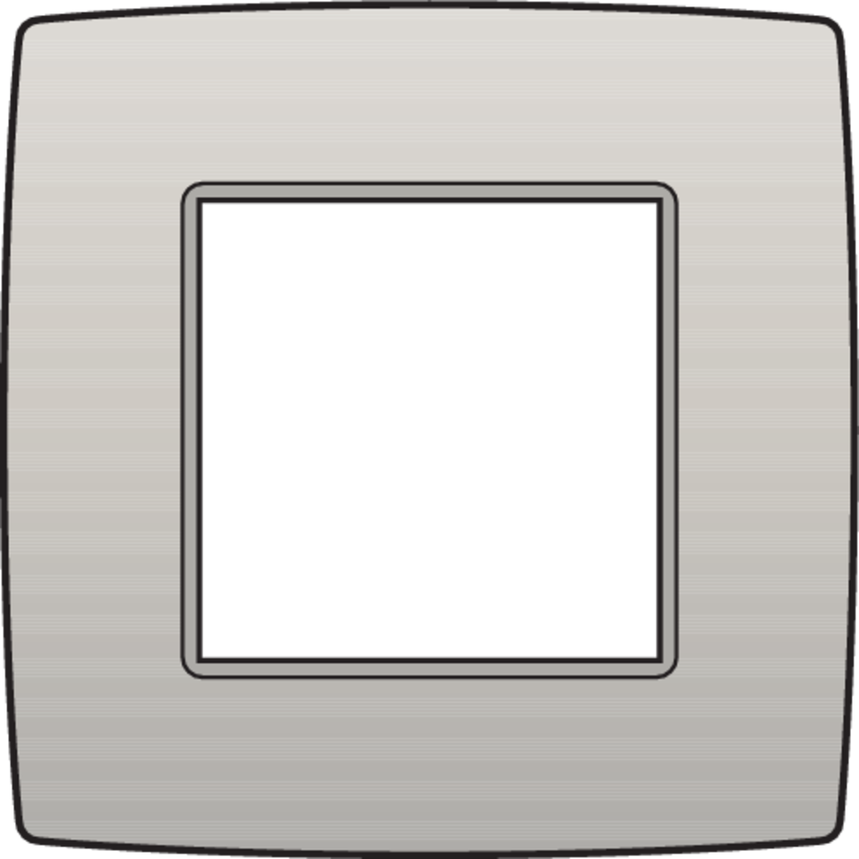 Niko 102-76100: Enkelvoudige afdekplaat, Niko Original light grey - Image 2