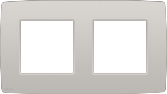 Tweevoudige afdekplaat met 71 mm centerafstand, Niko Origina