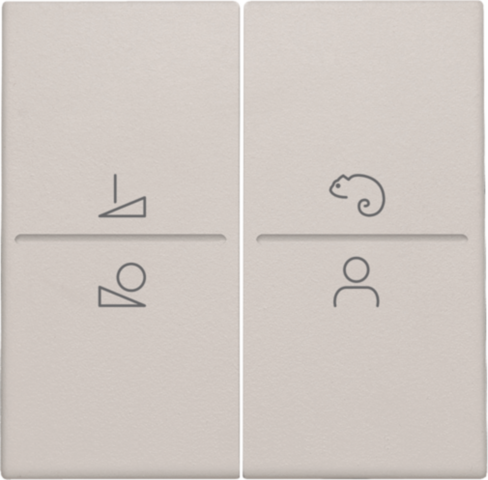 Afwerkingsset voor een draadloze schakelaar of een drukknop