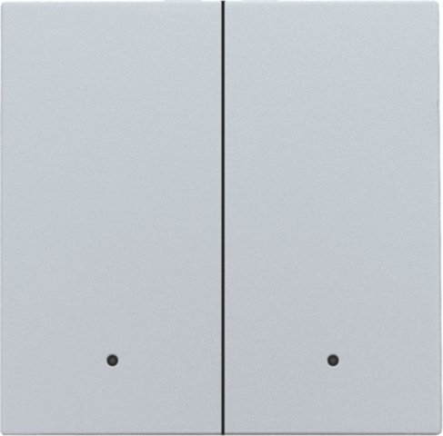 Afwerkingsset met lens voor dubbele elektronische schakelaar