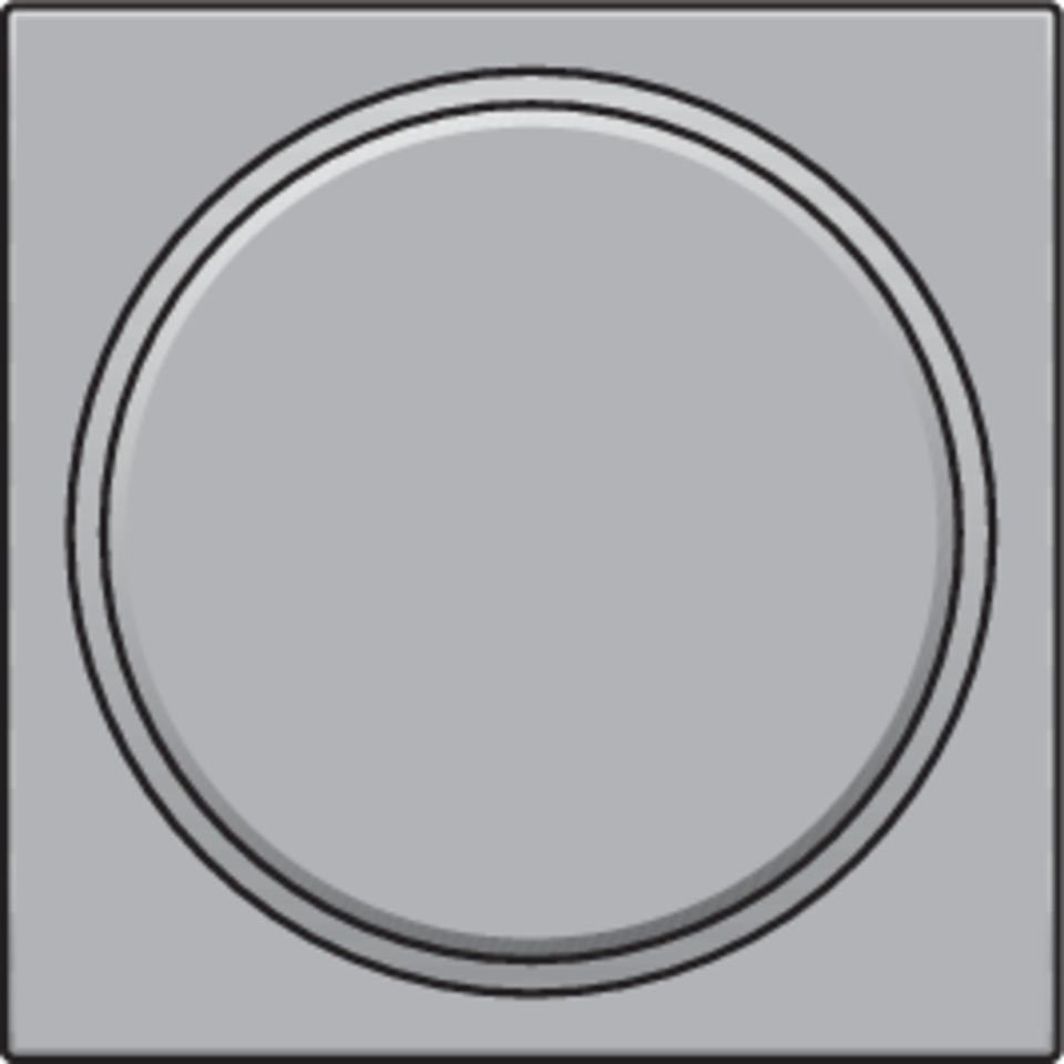 Niko 121-64006: Afwerkingsset met doorschijnende ring zonder symbool voor drukknop 6 A met amberkleurige led met E10-lampvoet, sterling coated - Image 2