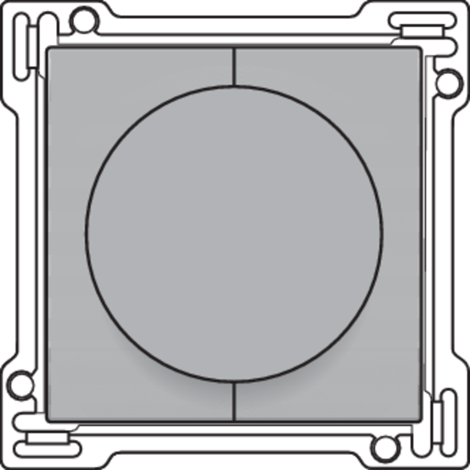 Niko 121-65937: Afwerkingsset 0-1-2 voor draaischakelaar voor motoren, sterling coated - Image 2
