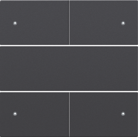 Afwerkingsset voor 4-voudige potentiaalvrije drukknop 24 V m