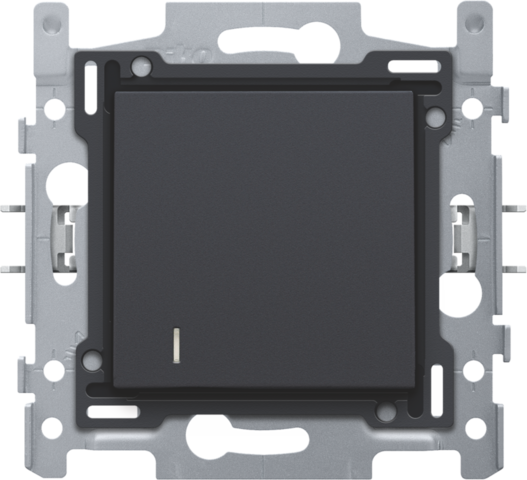 Hotelkaartschakelaar, sokkel, schroefklemmen en afwerkingsse