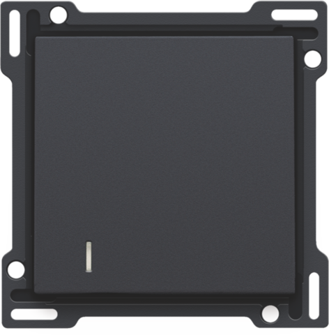 Afwerkingsset voor hotelkaartschakelaar, anthracite coated