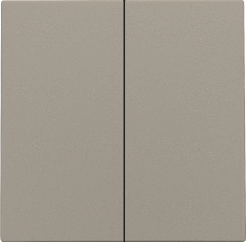 Afwerkingsset voor dubbele elektronische schakelaar of drukk