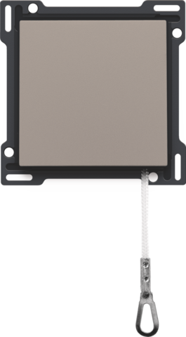 Afwerkingsset voor trekdrukknop, bronze coated