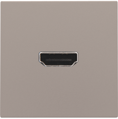 Afwerkingsset met HDMI-naar-HDMI-aansluiting, bronze coated