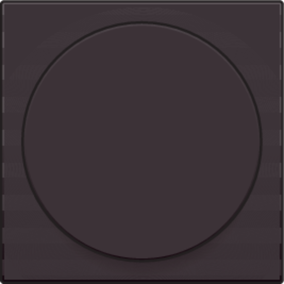 Niko 124-31003: Afwerkingsset voor draaiknopdimmer of extensie, incl. draaiknop, dark brown coated - Image 2