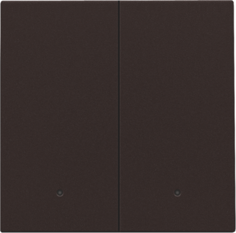 Afwerkingsset met lens voor dubbele elektronische schakelaar