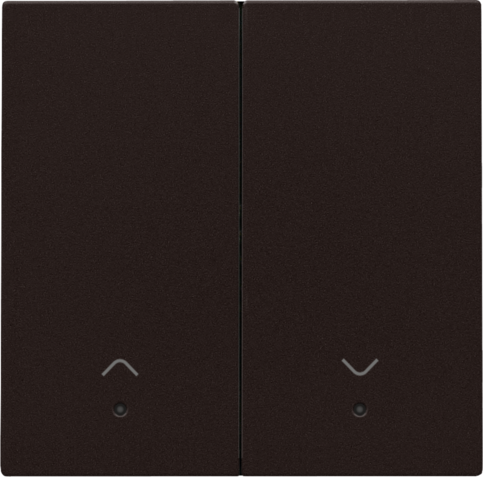 Afwerkingsset met lens voor dubbele elektronische rolluiksch