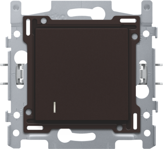 Hotelkaartschakelaar, sokkel, insteekklemmen en afwerkingsse