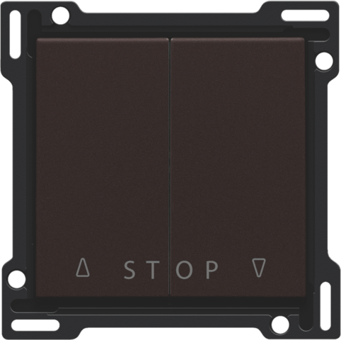 Afwerkingsset voor tweevoudige rolluikdrukknop voor elektron