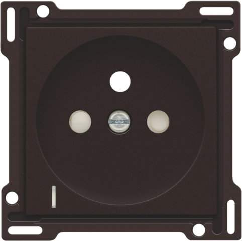 Afwerkingsset met doorschijnende lens voor stopcontact met s