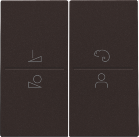 Afwerkingsset voor een draadloze schakelaar of een drukknop