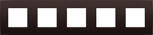 Vijfvoudige afdekplaat, 71 mm centerafstand, Niko Intense da