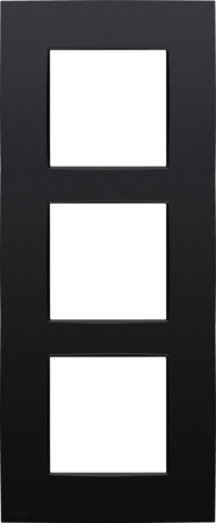 Drievoudige afdekplaat, 60 mm centerafstand, verticaal, Niko