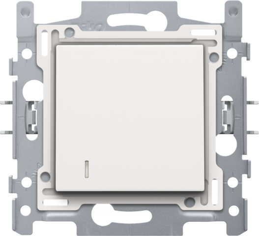 Hotelkaartschakelaar, sokkel, schroefklemmen en afwerkingsse