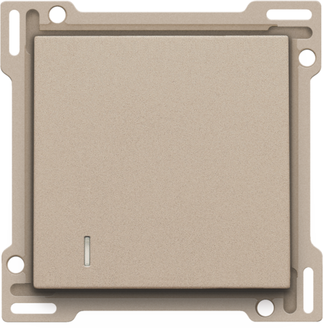 Afwerkingsset voor hotelkaartschakelaar, champagne coated