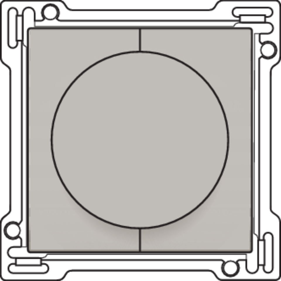 Niko 157-65936: Afwerkingsset 1-2-3 voor draaischakelaar voor motoren, champagne coated - Image 2