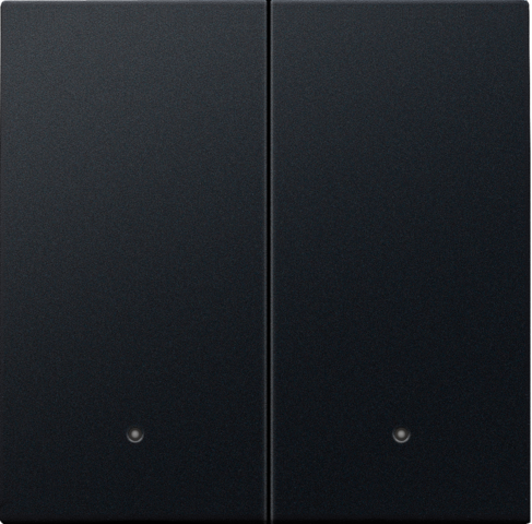 Afwerkingsset met lens voor dubbele elektronische schakelaar