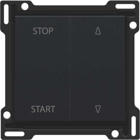 Afwerkingsset voor elektrisch gescheiden rolluikschakelaar,