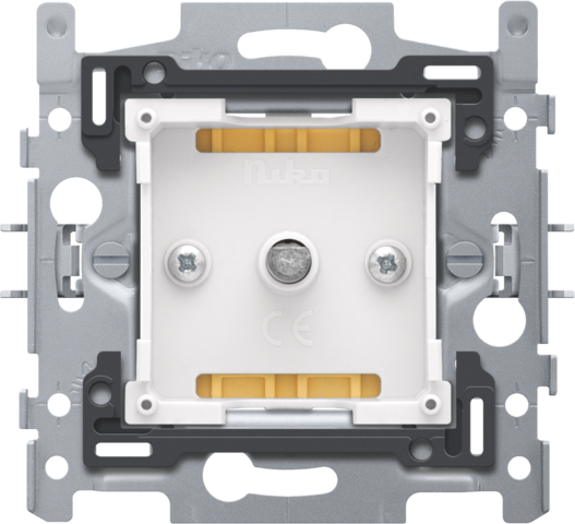 Niko 170-35900: Sokkel voor impulsgever met draaibediening, 25 A/250 Vac, klauwbevestiging