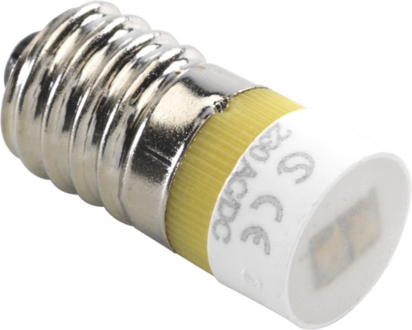 Niko 170-37001: E10-lamp met amberkleurige led voor drukknoppen 6A of signaalapparaten