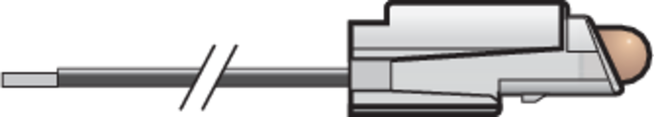 Niko 170-37424: Verlichtingseenheid met draden 24V met amberkleurige led voor schakelaars en drukknoppen of voor gebruik in installatiekanalen - Image 2