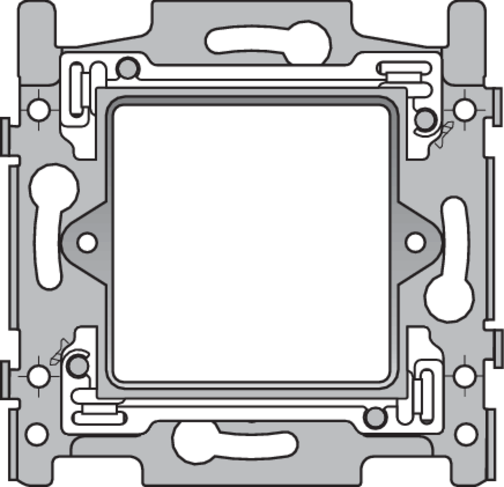Niko 170-68700: Universele sokkel voor functies van 45 x 45 mm - Image 2