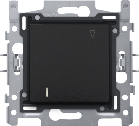 Hotelkaartschakelaar, sokkel, insteekklemmen en afwerkingsse