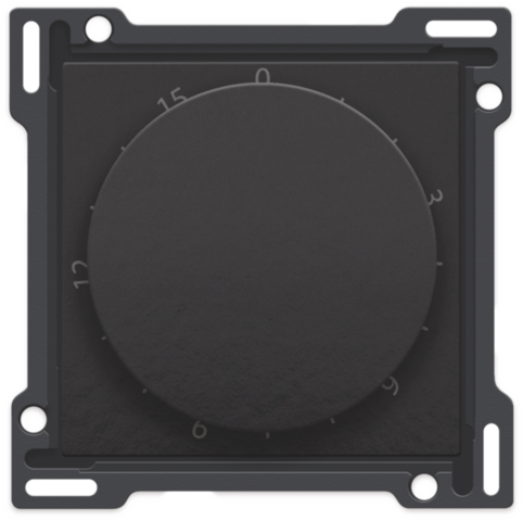 Afwerkingsset voor timer regelbaar tot 15 min., piano black