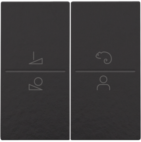 Afwerkingsset voor een draadloze schakelaar of een drukknop