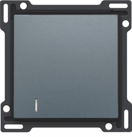 Afwerkingsset voor hotelkaartschakelaar, blue grey coated