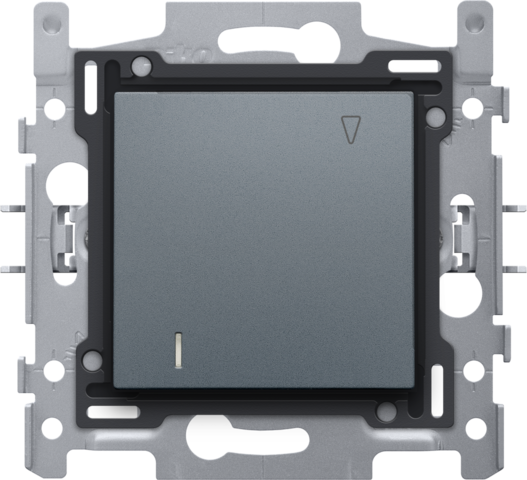 Hotelkaartschakelaar, sokkel, insteekklemmen en afwerkingsse