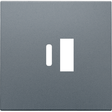 Afwerkingsset voor dubbele smart USB-A- en USB-C-lader, blue