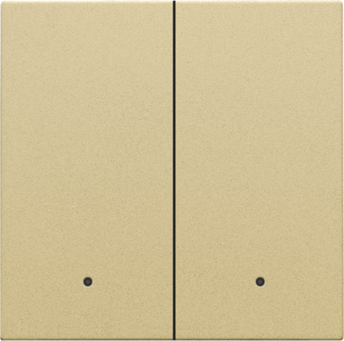 Afwerkingsset met lens voor dubbele elektronische schakelaar