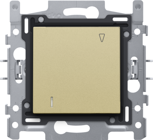 Hotelkaartschakelaar, sokkel, insteekklemmen en afwerkingsse