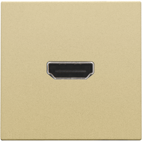 Afwerkingsset met HDMI-naar-HDMI-aansluiting, gold coated