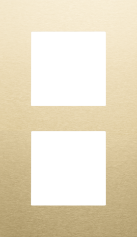 Tweevoudige afdekplaat, 60 mm centerafstand, verticaal,