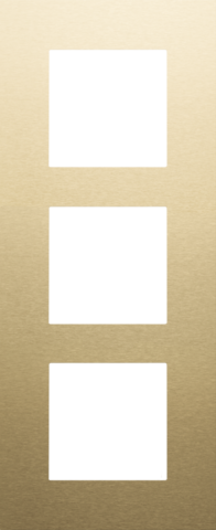 Drievoudige afdekplaat, 60 mm centerafstand, verticaal,