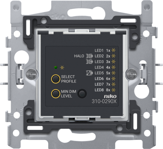 Sokkel voor universele drukknopdimmer met CAB-ontstoring, 2-