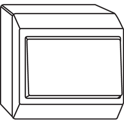 EL20W SCHAKELAAR 2 POLIG