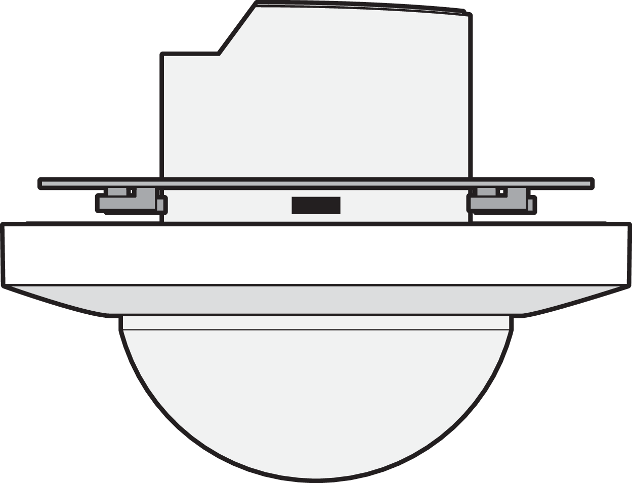 Niko 353-700121: Aanwezigheidsmelder P42LR, 230 V, master, 32-37 m, voor inbouwdoos, wit - Image 2