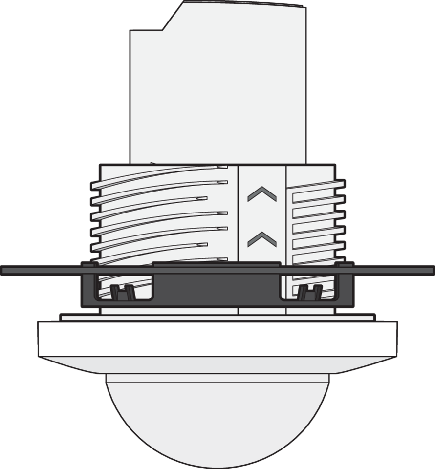 Niko 353-701221: Aanwezigheidsmelder P42LR, 230 V, master, 2 kanalen, 32-37 m, voor inbouw (SnapFit), wit - Image 2